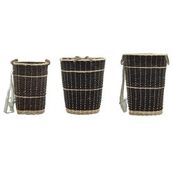 Ensemble de canapé de jardin 9 pcs Beige et Gris clair 503031503031