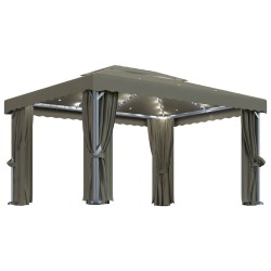 Ensemble de Canapés avec coussin 7 pcs Gris clair polyrotin 503052503052