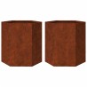 Ensemble de canapé de jardin 7 pcs Marron et Crème polyrotin 503060503060