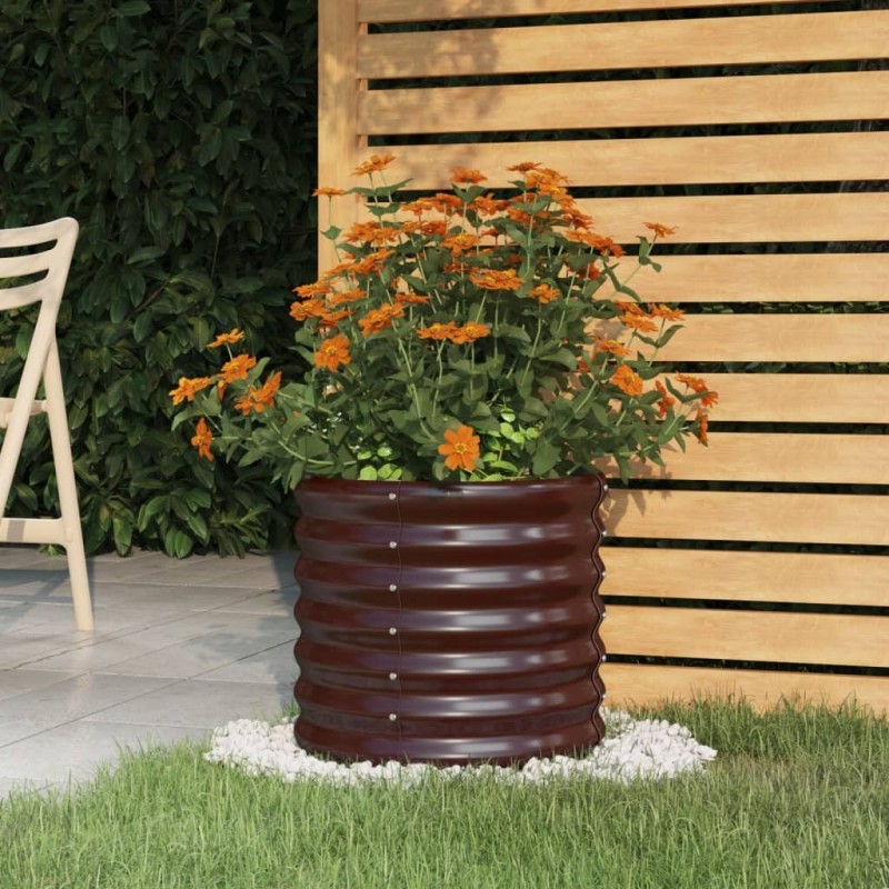 Ensemble de canapé de jardin 6 pcs Marron et Crème polyrotin 503080503080