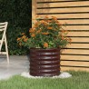 Ensemble de canapé de jardin 6 pcs Marron et Crème polyrotin 503080503080