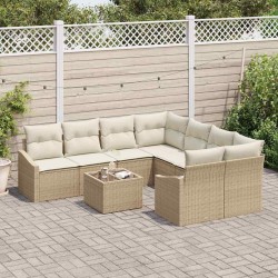 Ensemble de canapé de jardin avec coussin 10 pcs Gris 503163503163