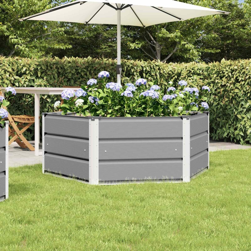 Ensemble de canapé de jardin 7 pcs Gris clair et gris foncé 503194503194