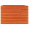 Jardinière cire marron 70x40x46 cm bois de pin massif 507850507850