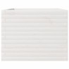 Jardinière blanc 110x60x46 cm bois de pin massif 507892507892