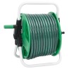 Enrouleur de tuyau vert sur pied avec tuyau de 20 m PVC 507929507929