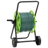 Chariot enrouleur vert avec jeu de raccords de tuyaux 1,9cm 30m 507957507957
