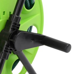 Chariot enrouleur vert avec jeu de raccords de tuyaux 1,9cm 30m 507957507957