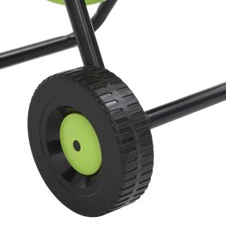Chariot enrouleur vert avec tuyau de 50 m PVC 507960507960