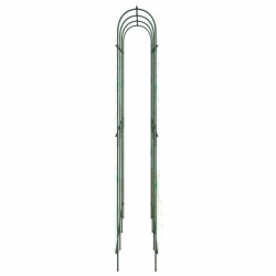 Treillis de jardin pour plantes grimpantes 4 pcs forme en U 507982507982
