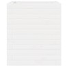 Jardinière blanc 40x40x46 cm bois de pin massif 507984507984
