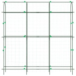 Treillis de jardin pour plantes grimpantes 3 pcs forme en U 507997507997