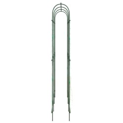 Treillis de jardin pour plantes grimpantes 2 pcs forme en U 507998507998