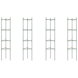 Cages à tomates 4 pcs 154 cm acier et PP 507999507999
