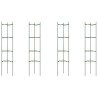 Cages à tomates 4 pcs 154 cm acier et PP 507999507999