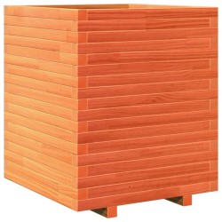 Jardinière cire marron 60x60x72 cm bois de pin massif 508143508143