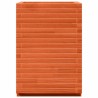 Jardinière cire marron 50x50x72 cm bois de pin massif 508146508146