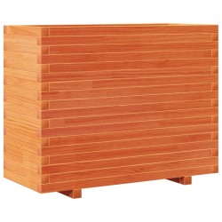 Jardinière cire marron 90x40x72 cm bois de pin massif 508151508151