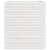 Jardinière blanc 110x60x72 cm bois de pin massif 508153508153