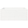 Jardinière blanc 110x110x46 cm bois de pin massif 508179508179