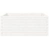Jardinière blanc 110x110x46 cm bois de pin massif 508179508179