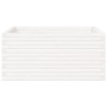 Jardinière blanc 100x100x46 cm bois de pin massif 508183508183