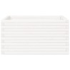 Jardinière blanc 90x90x46 cm bois de pin massif 508185508185