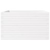 Jardinière blanc 80x80x46 cm bois de pin massif 508187508187