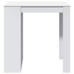 Table de bar blanc 102x70x103,5 cm bois d'ingénierie 508213508213