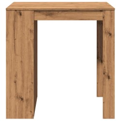 Table de bar chêne artisanal 102x70x103,5 cm bois d'ingénierie 508214508214