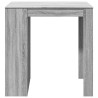 Table de bar sonoma gris 102x70x103,5 cm bois d'ingénierie 508216508216