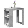 Table de bar gris béton 102x70x103,5 cm bois d'ingénierie 508218508218