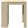 Table de bar chêne sonoma 102x70x103,5 cm bois d'ingénierie 508219508219