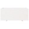 Jardinière blanc 110x60x49,5 cm bois de pin massif 508225508225