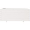 Jardinière blanc 110x110x49,5 cm bois de pin massif 508229508229