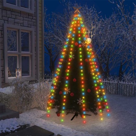 Guirlande lumineuse d'arbre de Noël 300 LED colorées 300 cm 508233508233