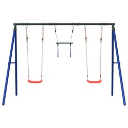 Ensemble de balançoire d'extérieur avec balançoires et trapèze 508249508249