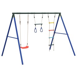 Jeu de balançoire extérieur avec balançoire trapèze et échelle 508257508257