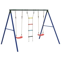 Ensemble de balançoire d'extérieur avec balançoires et échelle 508272508272