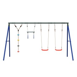 Jeu d'extérieur avec balançoires, trapèze et corde à disque 508275508275