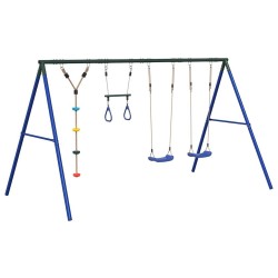 Jeu d'extérieur avec balançoires, trapèze et corde à disque 508281508281