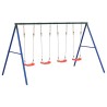 Jeu de balançoire d'extérieur avec 4 balançoires 508283508283
