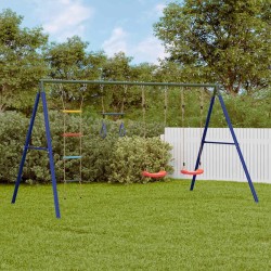 Jeu de balançoire extérieur avec balançoires trapèze et échelle 508284508284