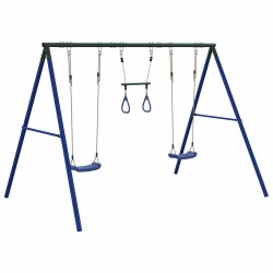 Ensemble de balançoire d'extérieur avec balançoires et trapèze 508290508290