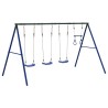Ensemble de balançoire d'extérieur avec balançoires et trapèze 508295508295