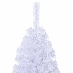 Arbre de Noël artificiel avec branches épaisses blanc 120cm PVC 508300508300