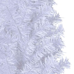 Arbre de Noël artificiel avec branches épaisses blanc 120cm PVC 508300508300