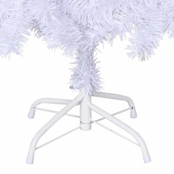 Arbre de Noël artificiel avec branches épaisses blanc 120cm PVC 508300508300