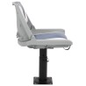 Ensemble de sièges de bateau pliables 2 pcs bleu et blanc 508461508461