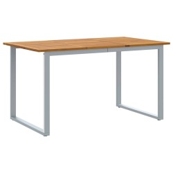 Ensemble de salle à manger pour jardin 5 pcs Gris 508472508472